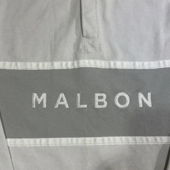 Rare Malbon Golf x Nike Dri-Fit NGC Long Sleeve Pullover Photon Dust Gray Size M